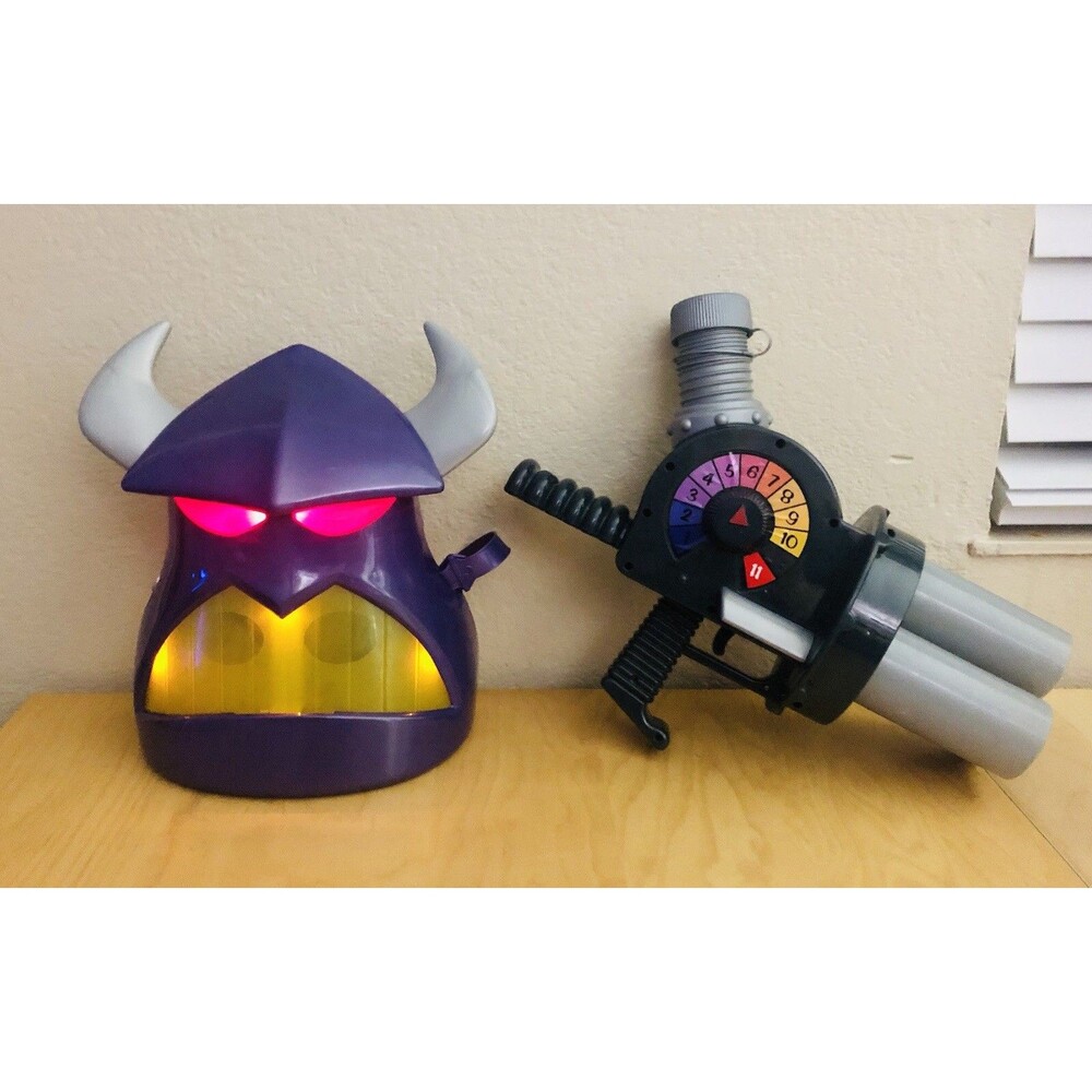 Toy Story Emperor Zurg Voice Changing  Mask Disney Pixar Costume + Water Blaster